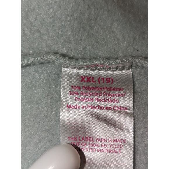 No Boundaries Womens XXL Green Hoodie Jacket Mushroom Logo Full Zip Large Pocket - Picture 8 of 13